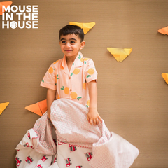 Mouse In The House Whirly Cement Mixer - Blanket