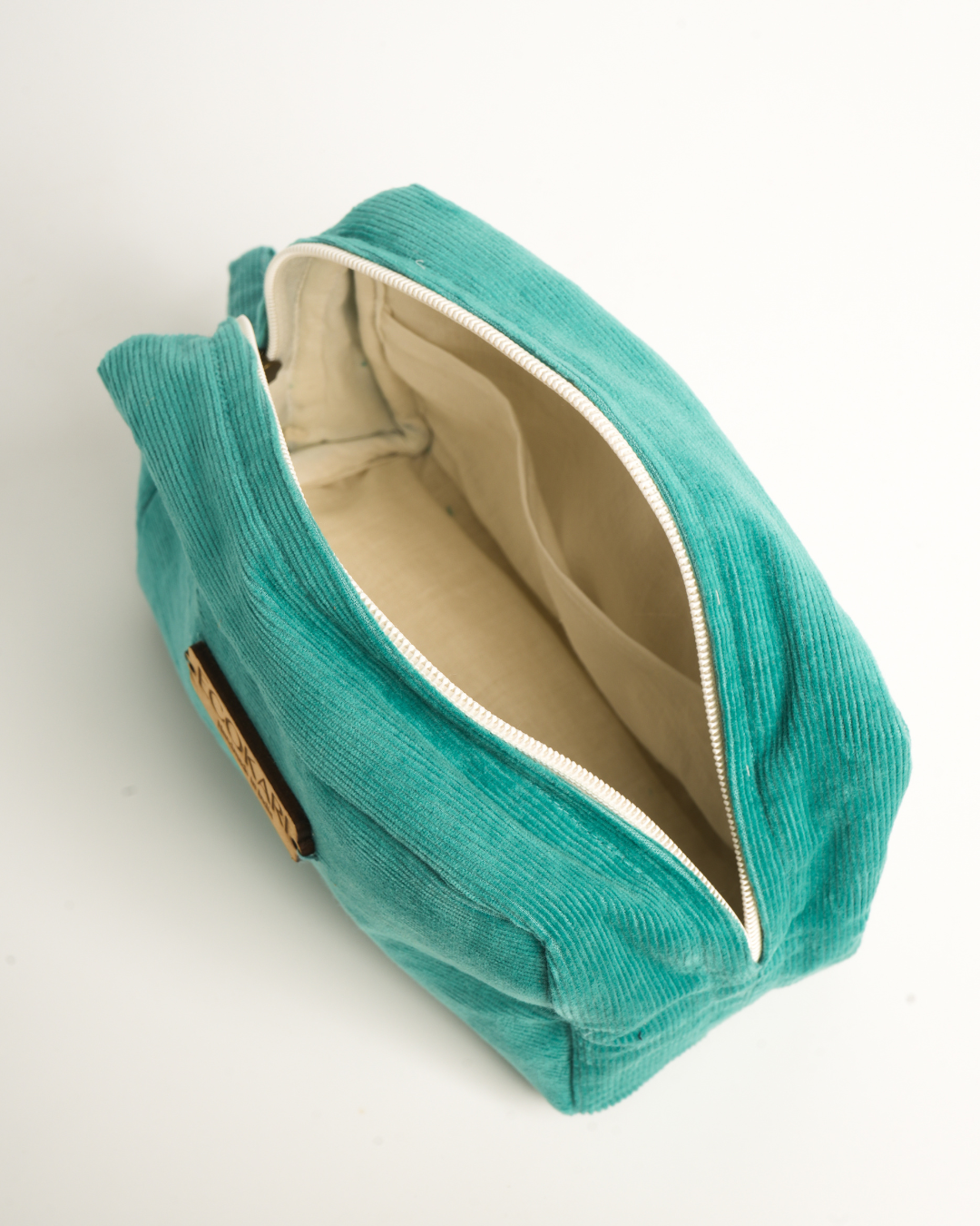 Ecokari Sea Green Corduroy Accessory Pouches