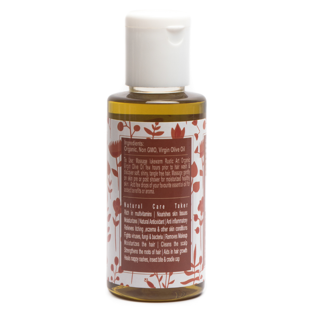 Rustic Art Organic Virgin Olive Oil (100 ml) (pack of 2)