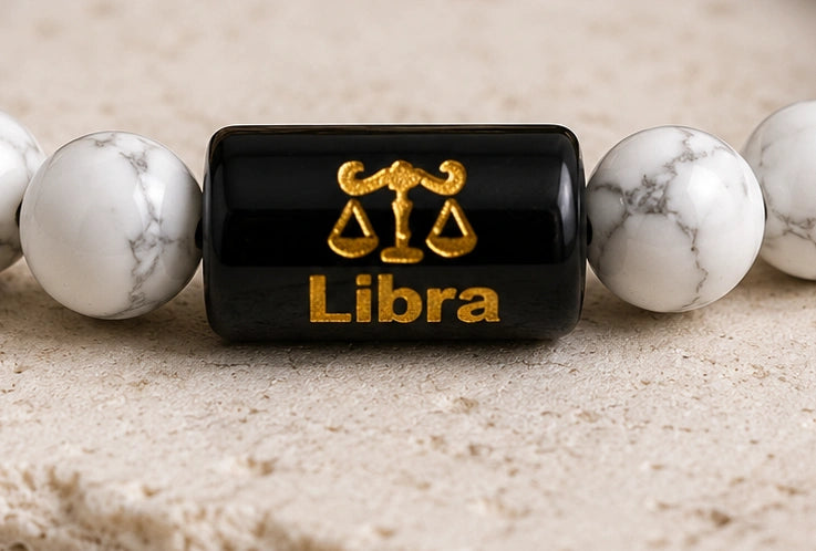 Bamboology Trends Libra Zodiac Gemstone Bracelet | Certified Natural Crystal Bracelet for Balance, Harmony & Prosperity