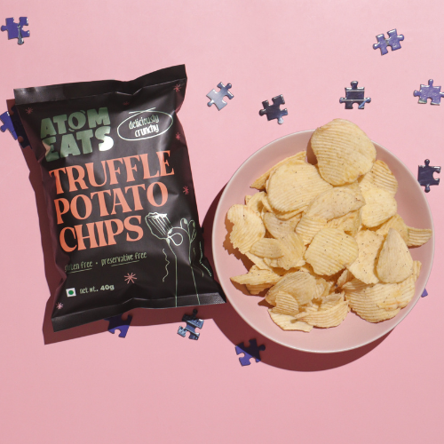 Atom Eats Truffle Potato Chips | (40g Pack X 2) by Atom Eats