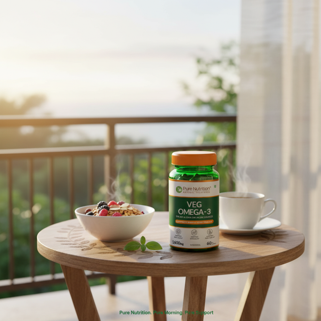 Vegan Omega-3 1600mg from Algae EPA & DHA | Heart & Brain Health