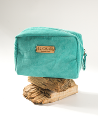 Ecokari Sea Green Corduroy Accessory Pouches