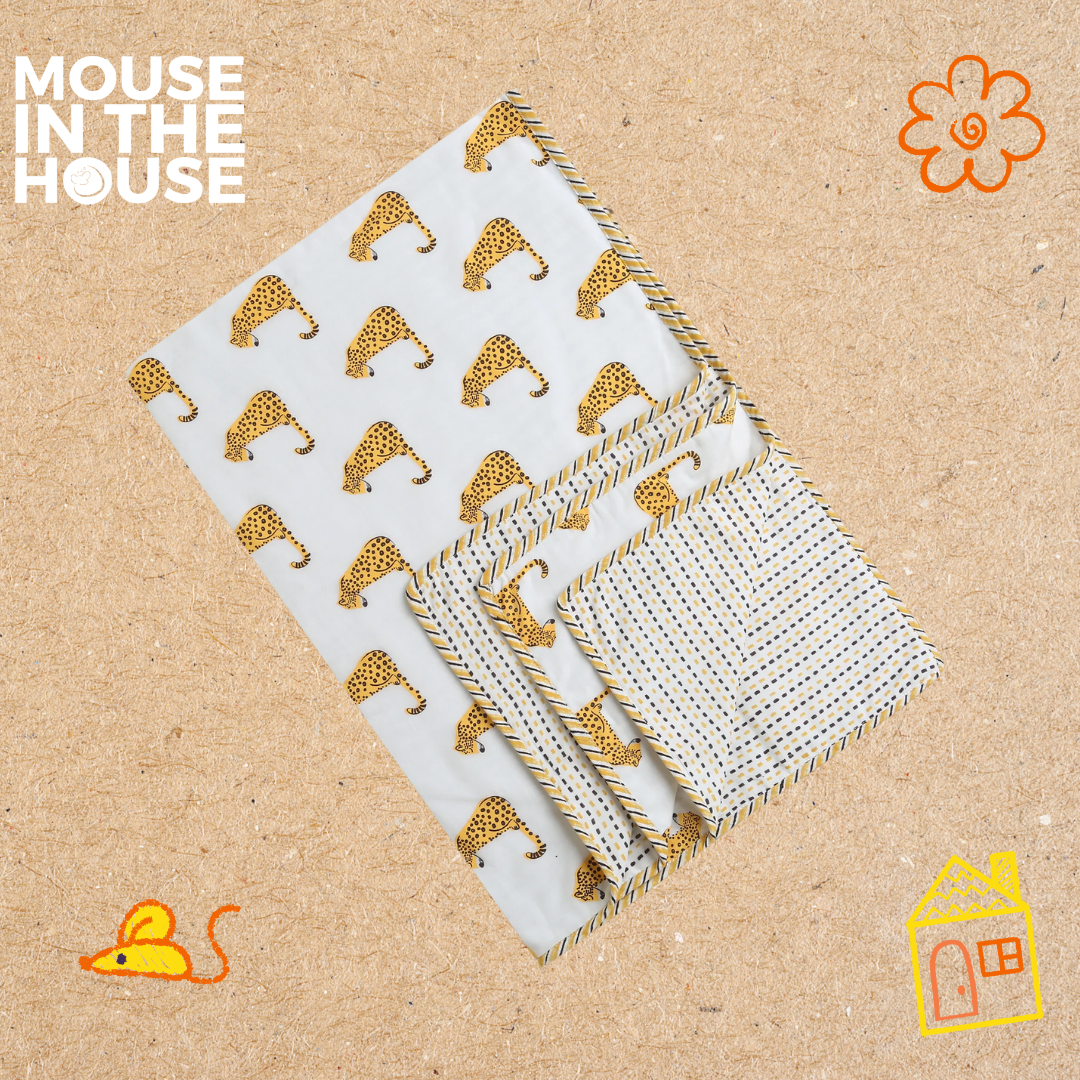 Mouse In The House Spotty Leopard - Blanket