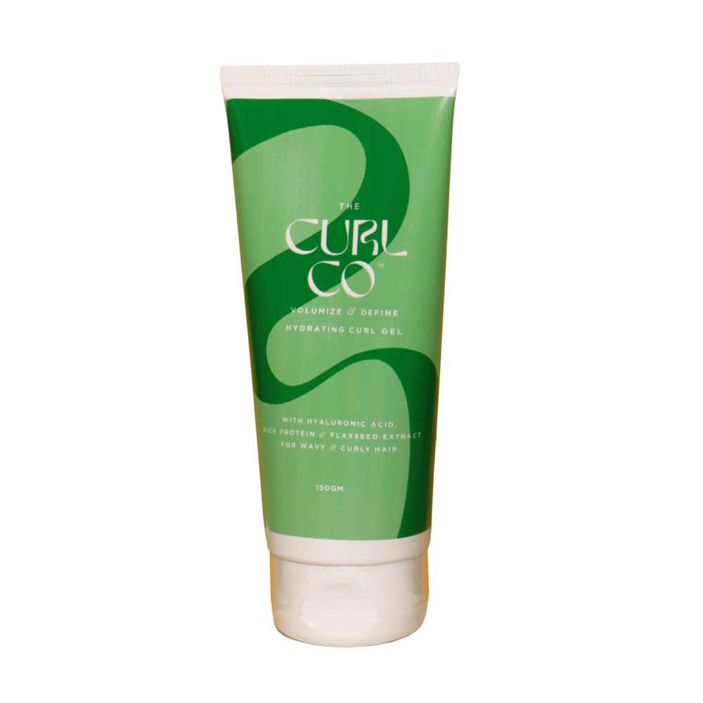 The Curl Co Volumize & Define Hydrating Curl Gel for Curly, Wavy, & Coily Hair, 150 G