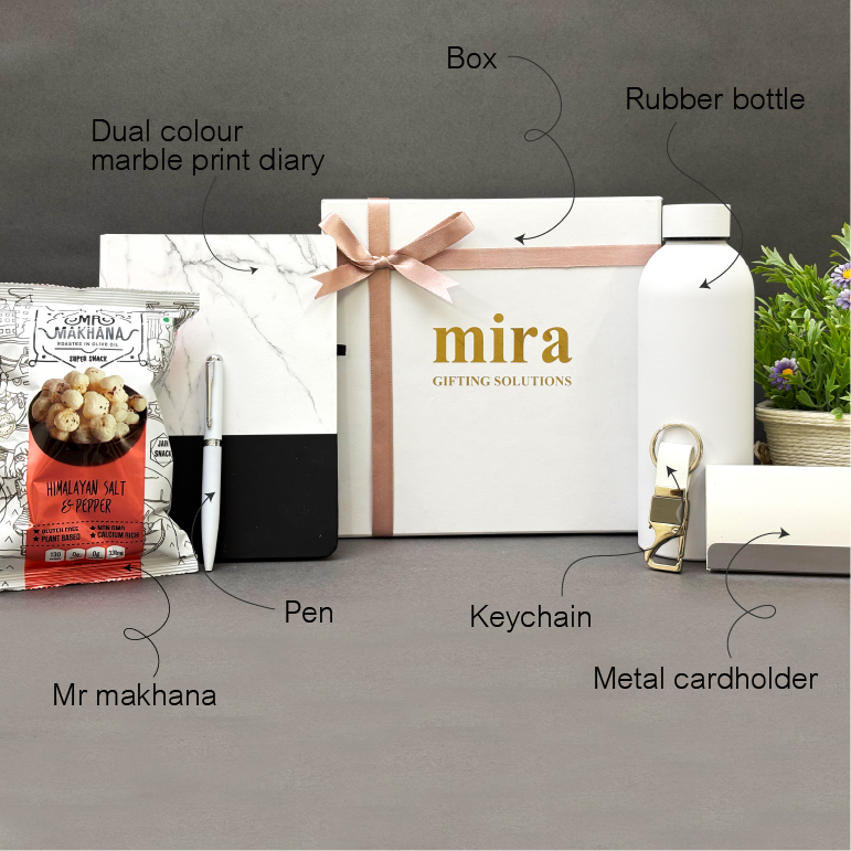 MiRa Gifting Solutions - Clean & Classic Essentials Set | Rakhi Hamper