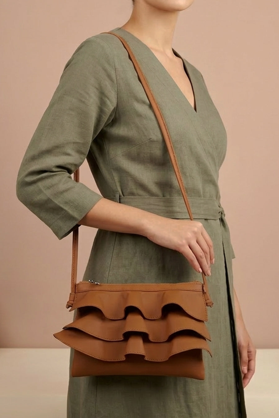 Bruffle Small Vegan Leather Crossbody