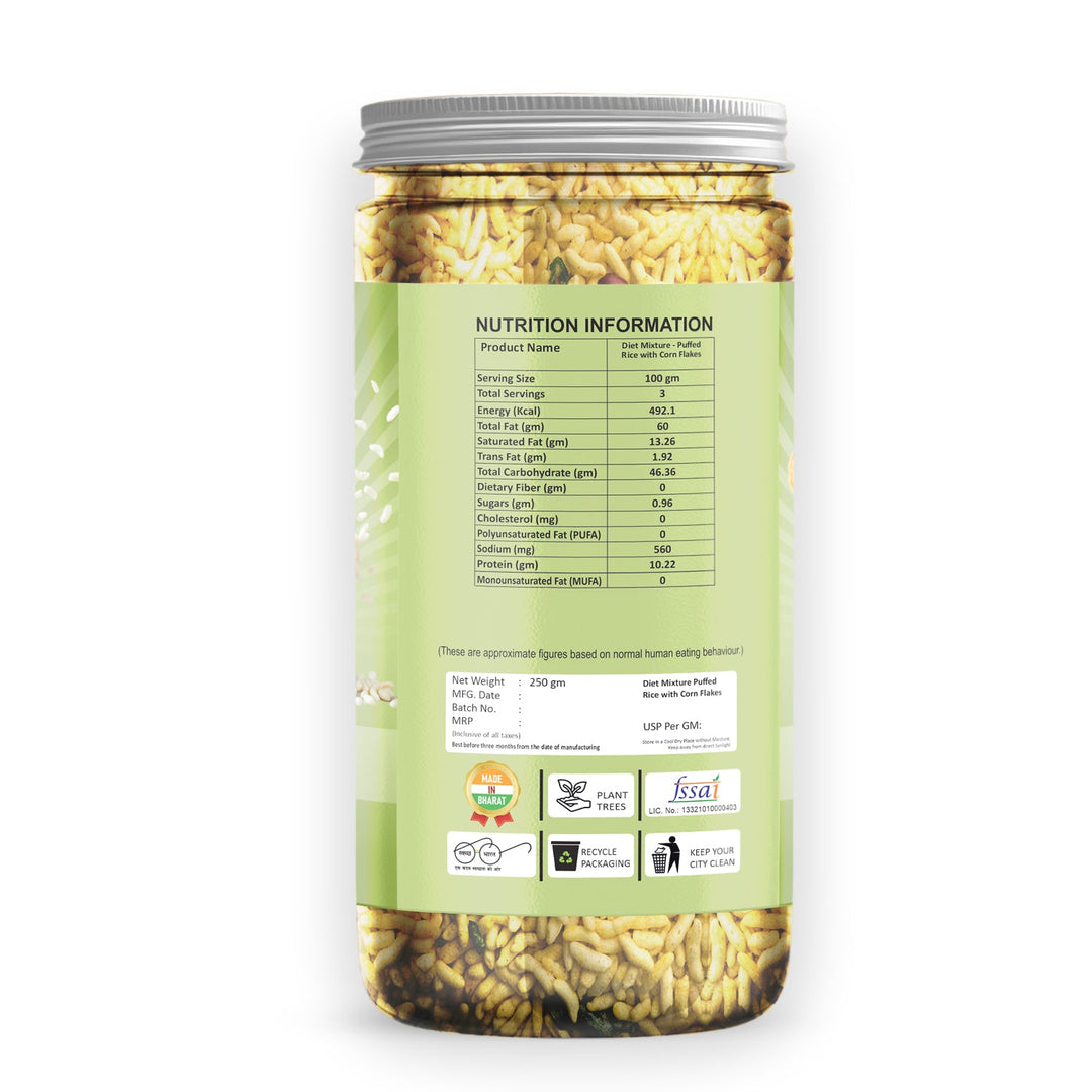Diet Mixture Puffed Rice With Corn Flakes 250 g