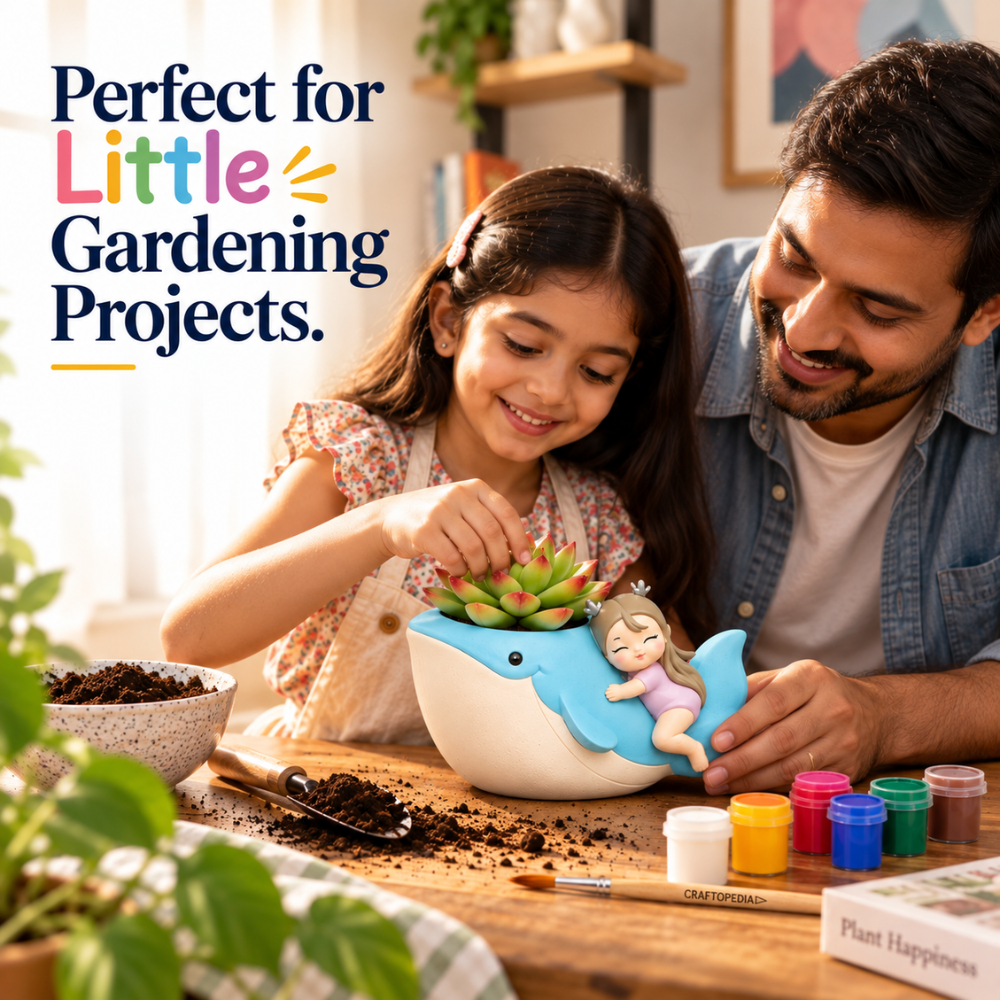 DIY Planter Painting Kit - Whale