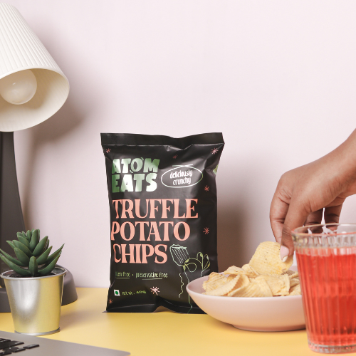 Atom Eats Truffle Potato Chips | (40g Pack X 2) by Atom Eats