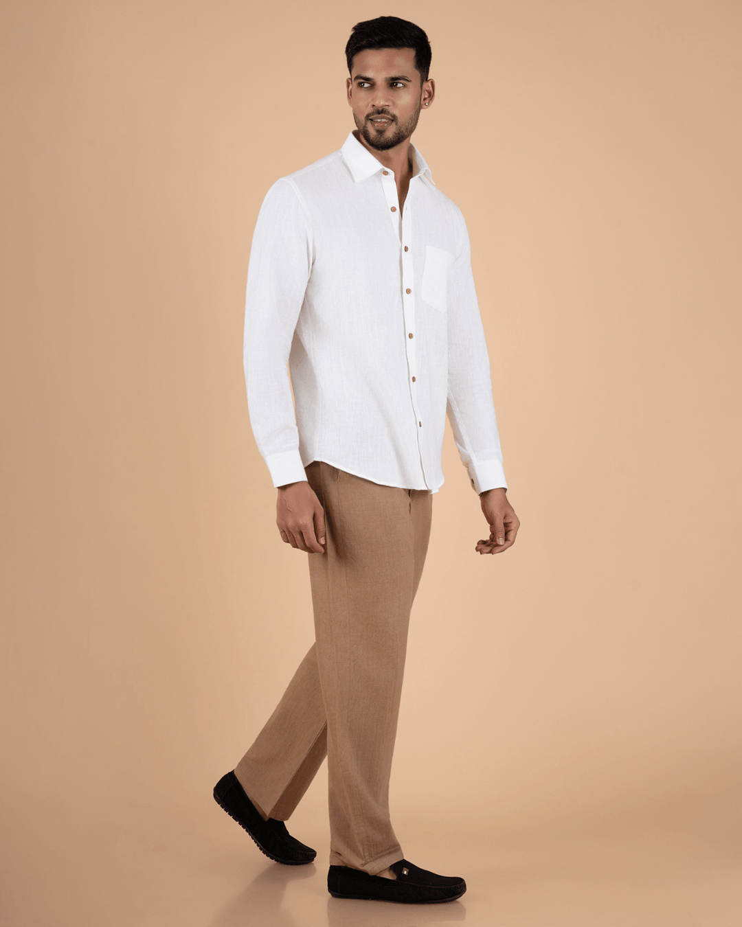 Elegant White Full Sleeve Shirt image