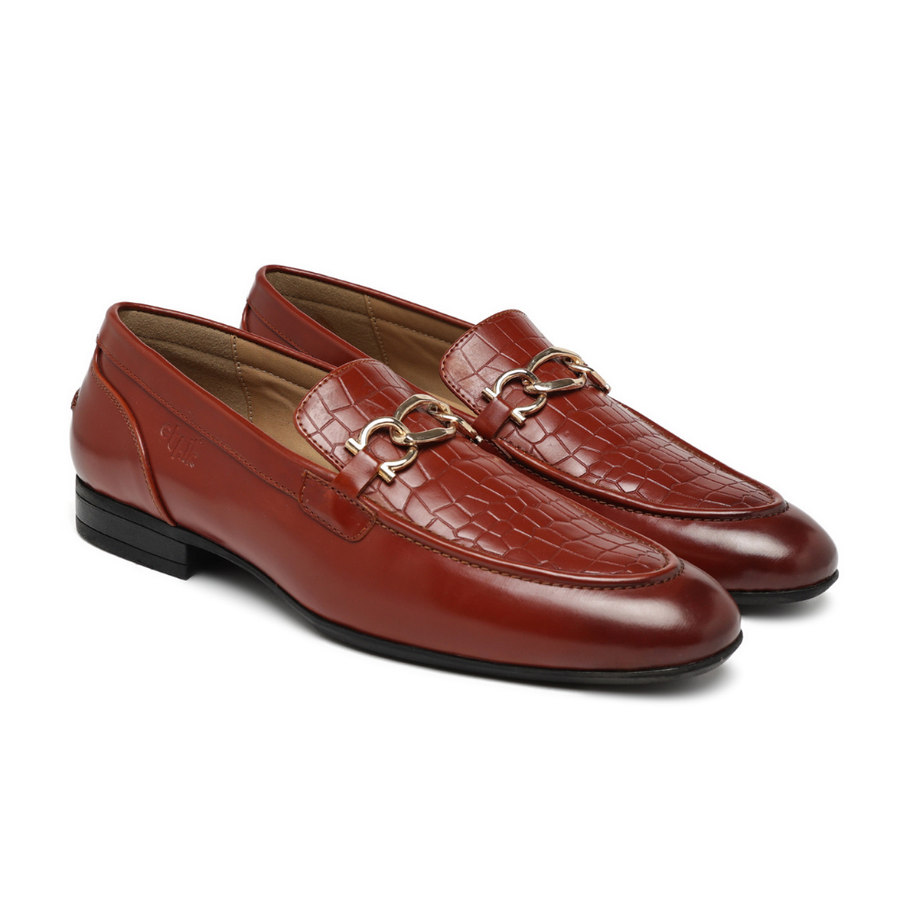 Aristocrat Tan  Horsebit Loafers