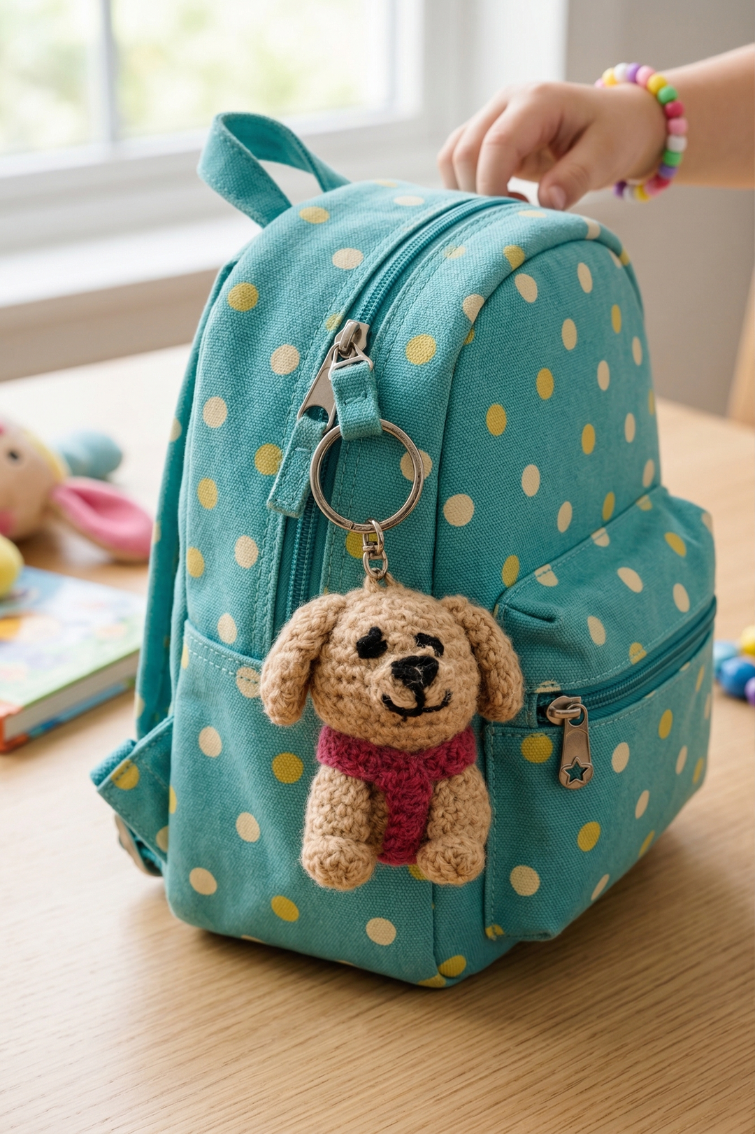 Puppy keychain