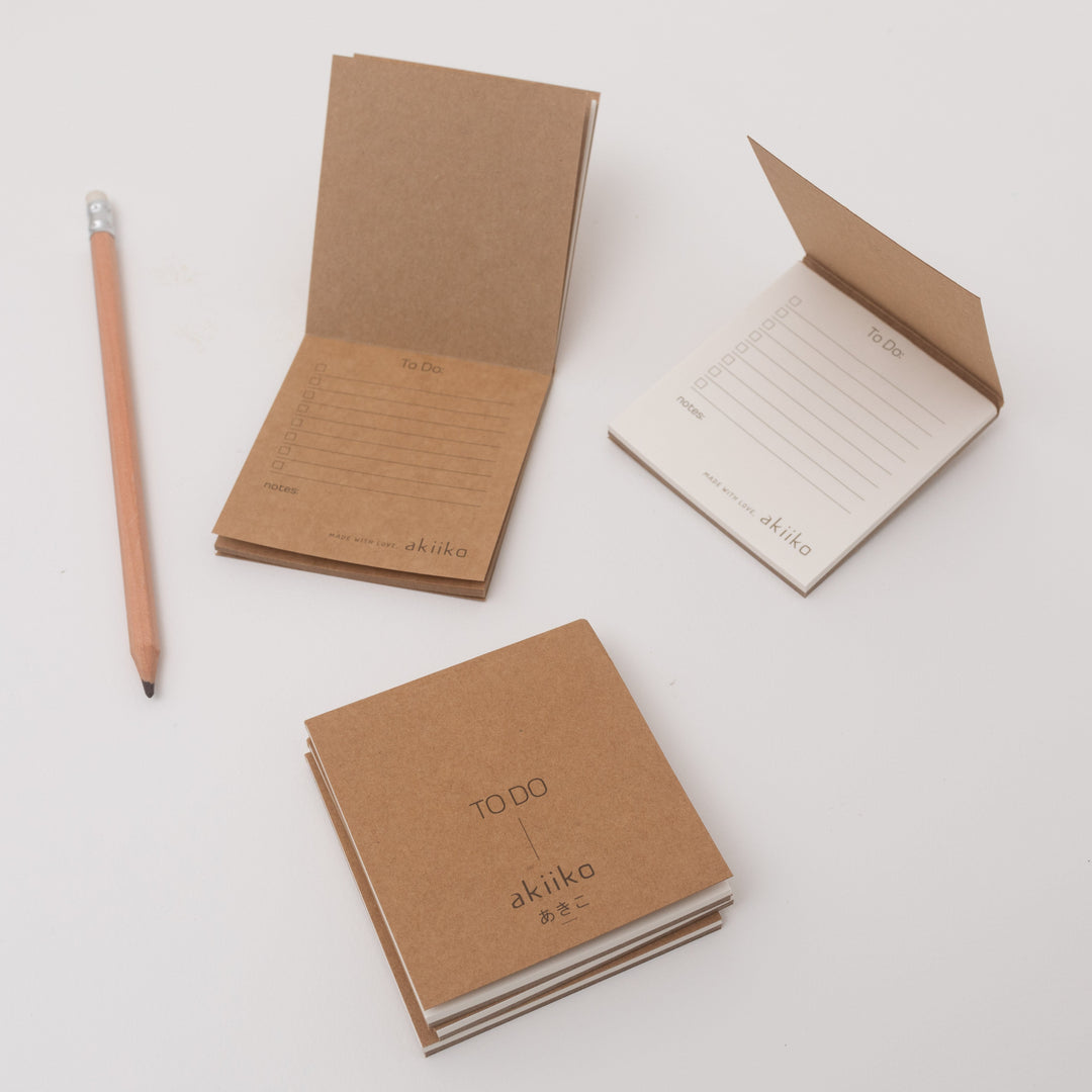 Akiiko Mini Notepad - To Do (Pack of 5)