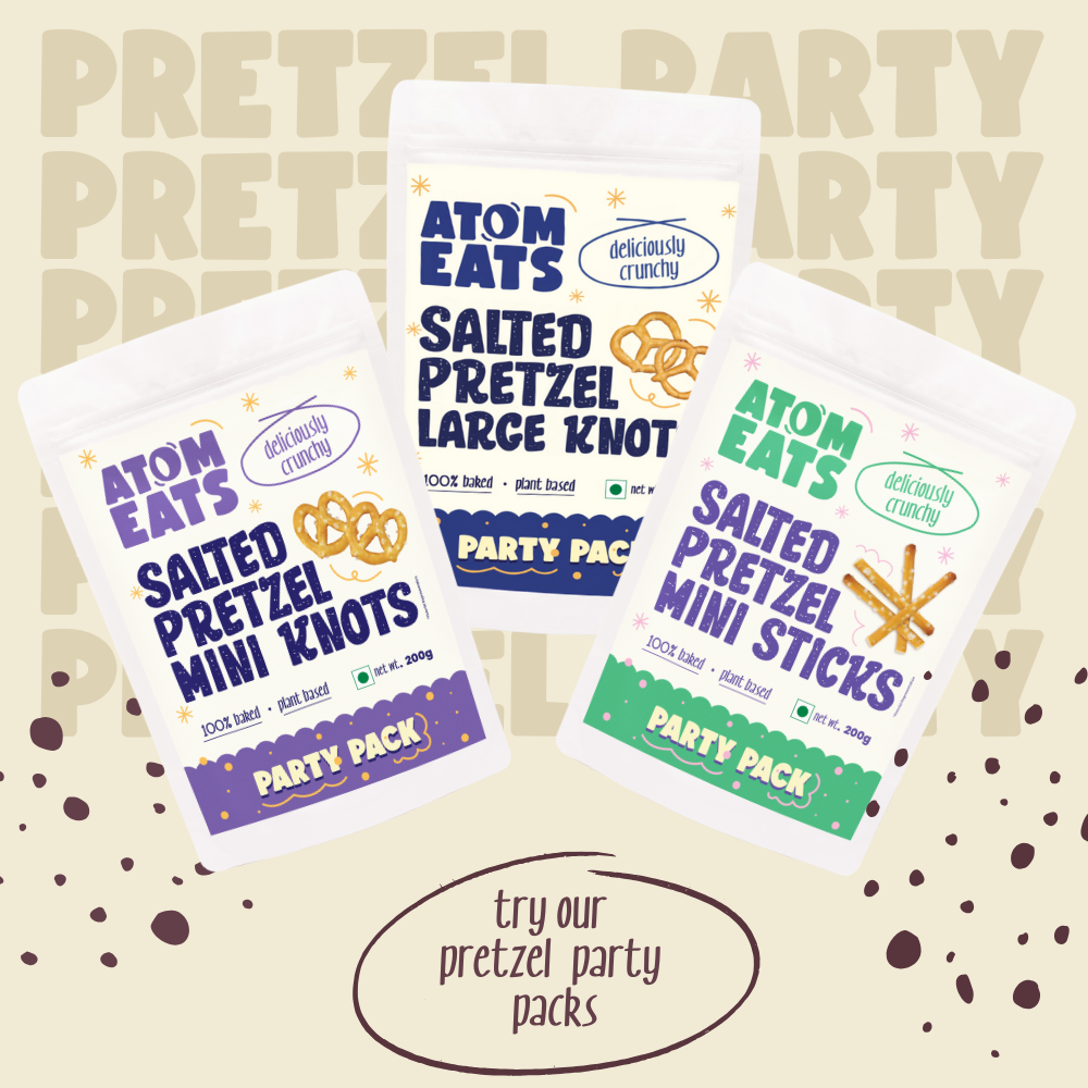 Atom Eats Salted Mini Sticks Party Pack | 200g Pack by Atom Eats