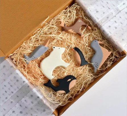BIRCH & BUG Polar Animals Set of 6