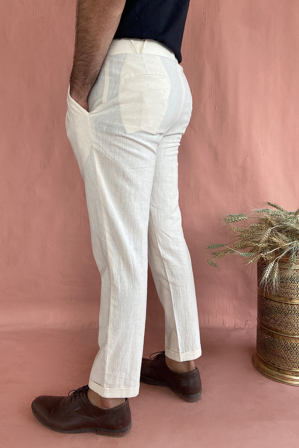 ITIDOR Livingstone Trousers - Pleated Front, Slim Fit