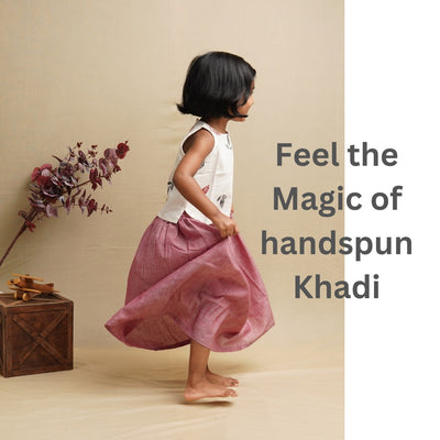 Twirl - Long Cotton Skirt for Girls