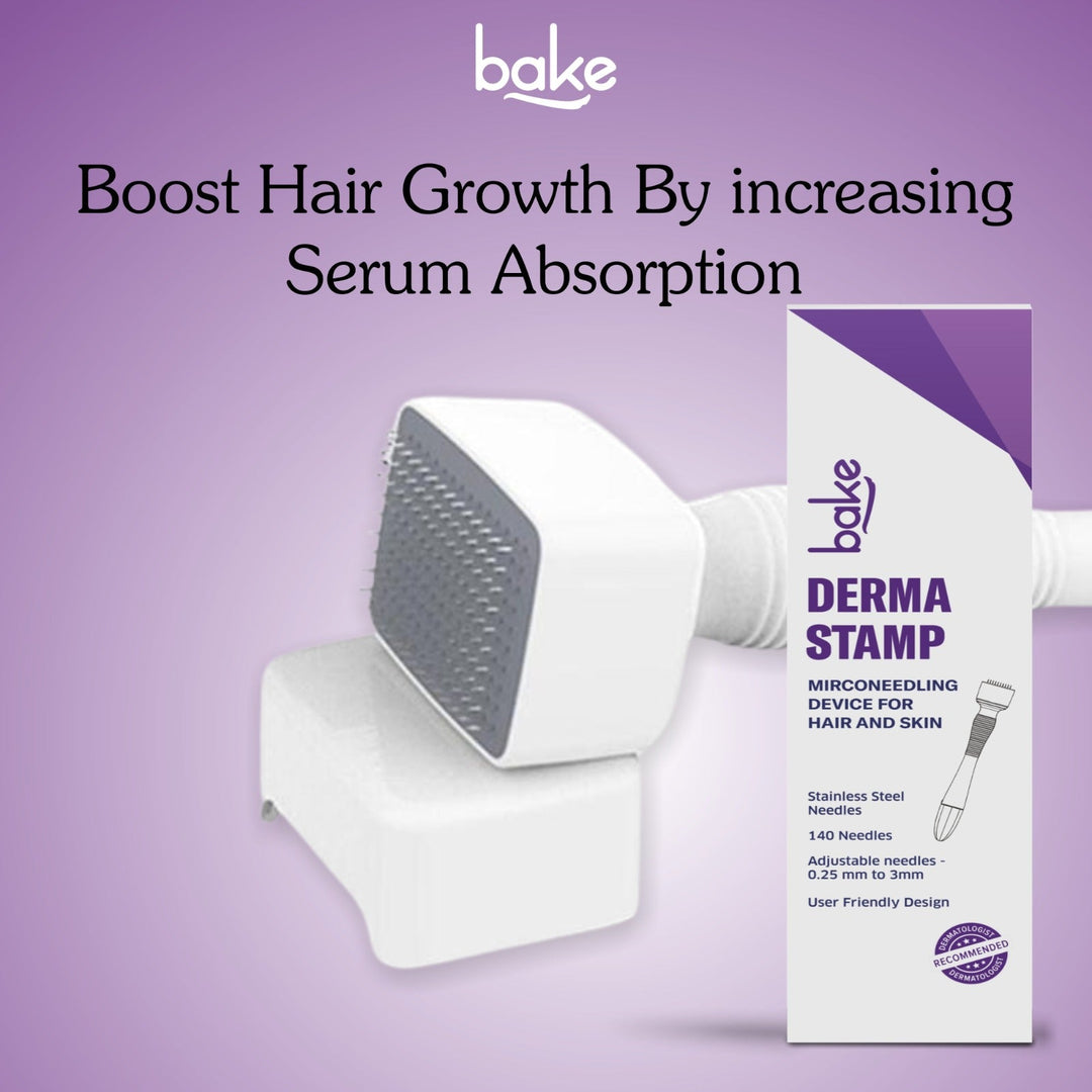 Derma Stamp with Stainless Steel Adjustable Needles 0.25mm to 3mm