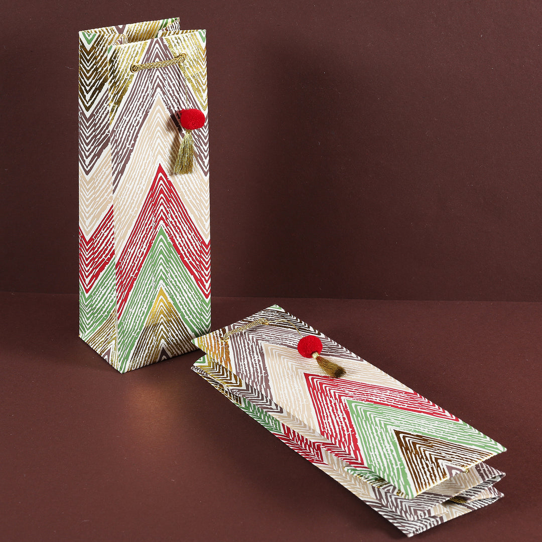 Jashn Wine Gift Bag - 3 pc