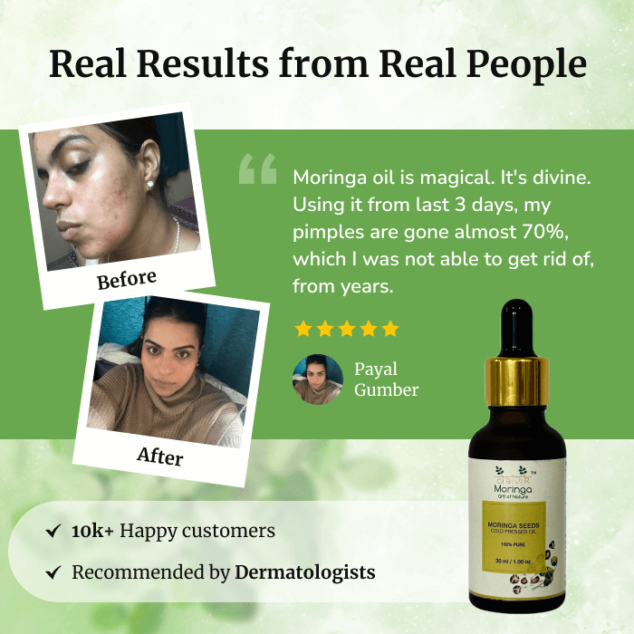 Moringa seeds cold pressed oil