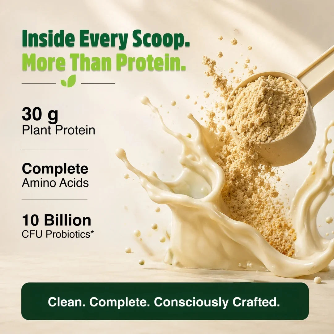 Organic Plant Based Protein Powder Unflavored