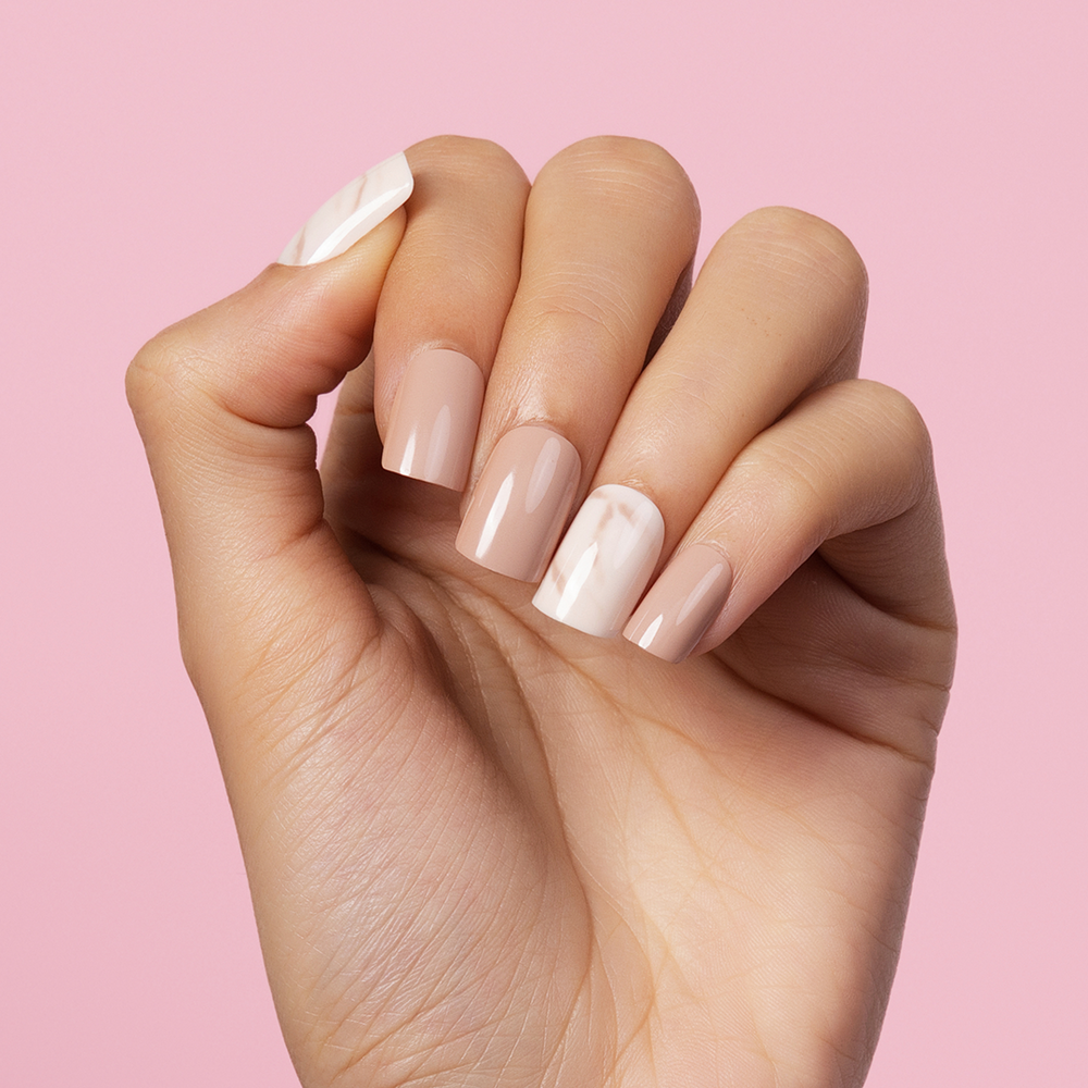 Pirouette | Medium Square, Press-On Nails