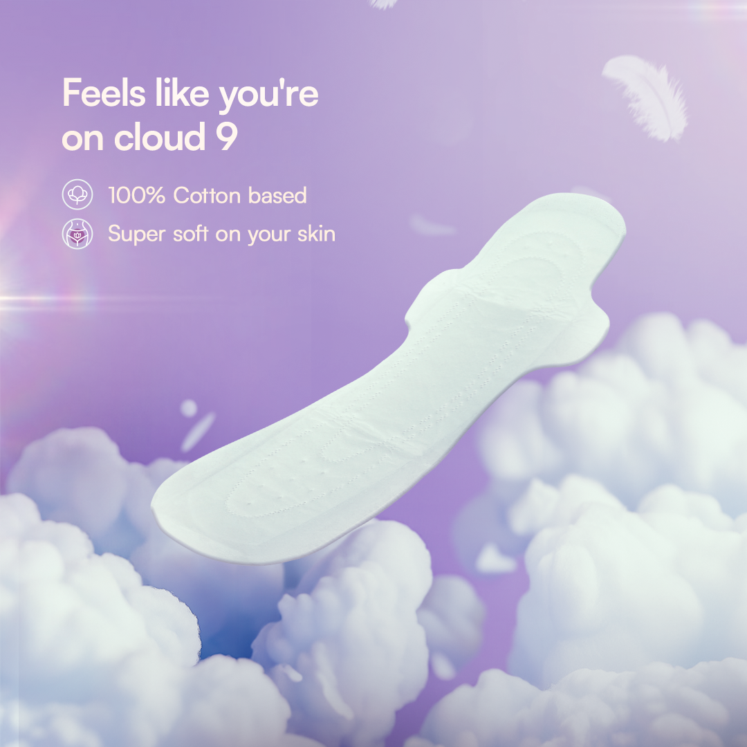 Sensitive Sanitary Pads - Pack of 40 Pads (XL) - Organic Cotton,  Rash Free, Gynecologist Certified, Ultra Soft, With Disposal Bags