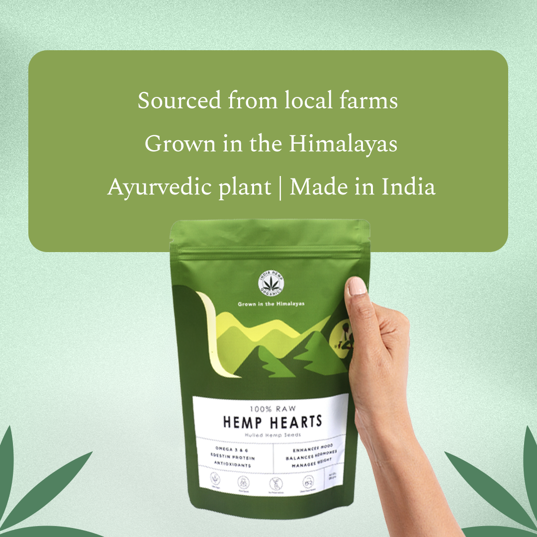 India hemp Organics Hemp Hearts 100grams