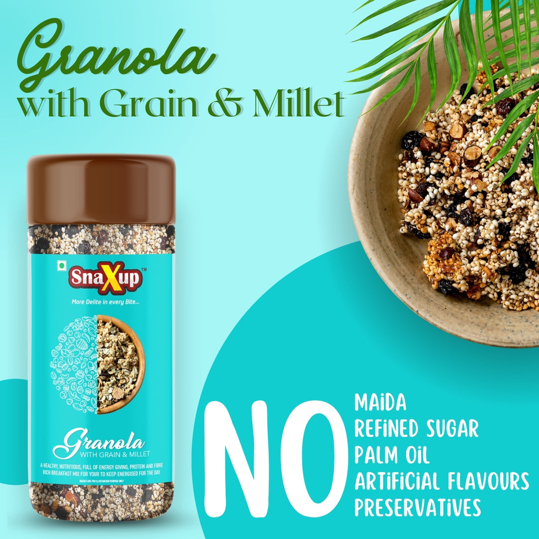 Snaxup Granola With Grain & Millet