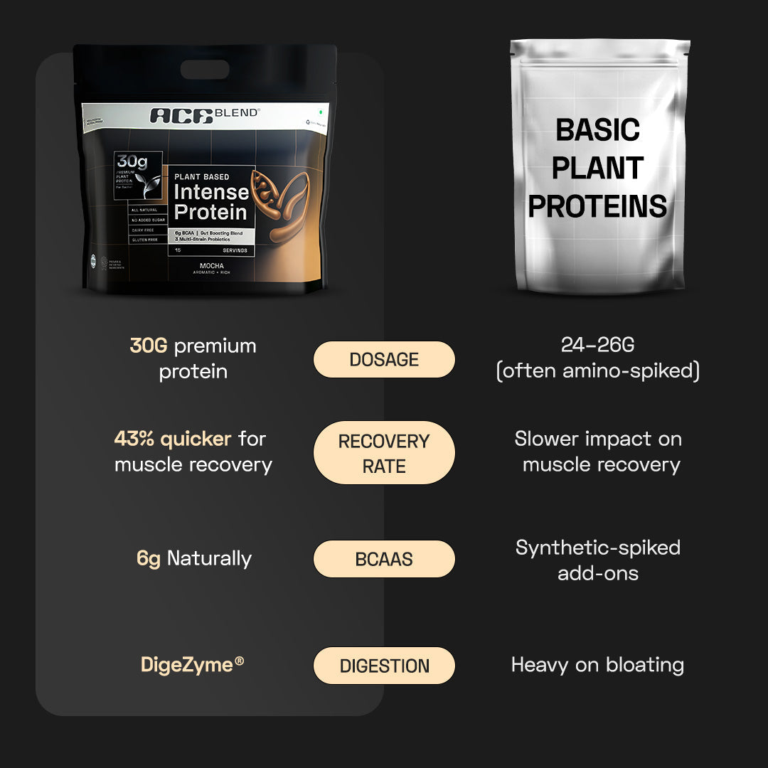 Ace Blend Premium Plant Protein | Intense