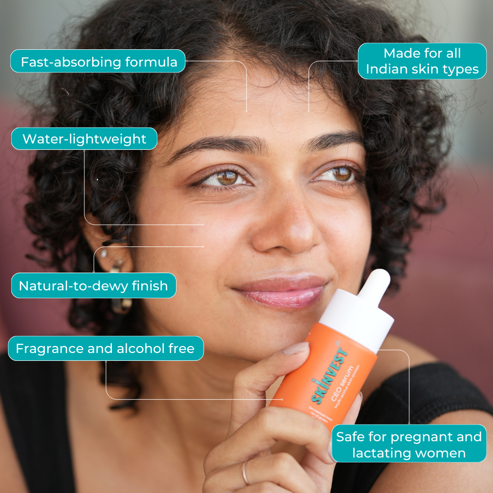 Skinvest CEO Multi-Active Serum | For all Skin type | 30 ml