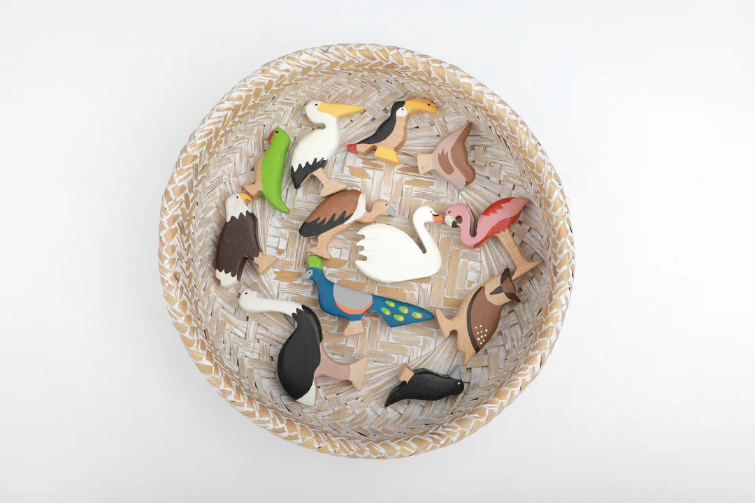 BIRCH & BUG Flock of Birds - Set of 12