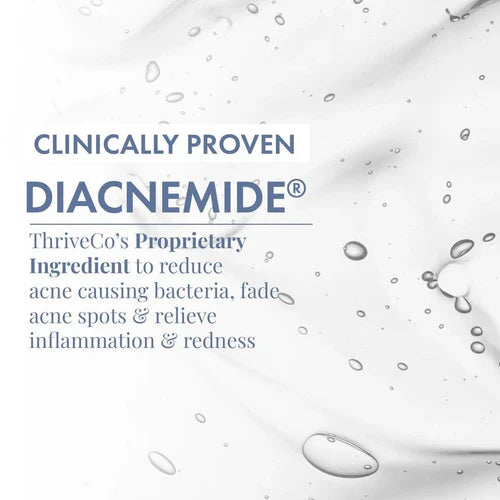 ThriveCo Goodbye Acne Kit | Anti-Acne Serum (30ml) and Face Wash (100ml) | Reduces Pimples, Acne Marks & Sebum Production | For Women & Men