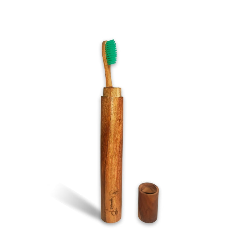 Eco Friendly Travel Case with Neem Toothbrush