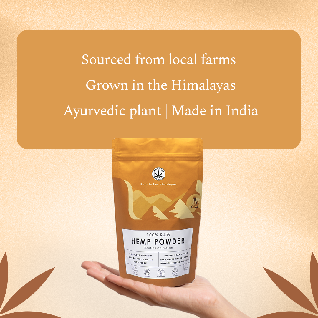 India hemp Organics Hemp Protein Powder 500grams