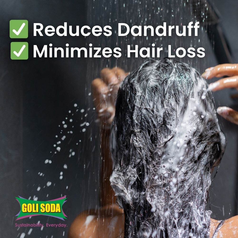 Goli Soda All Natural Probiotics Shampoo Bar for Normal Hair - 90 grams