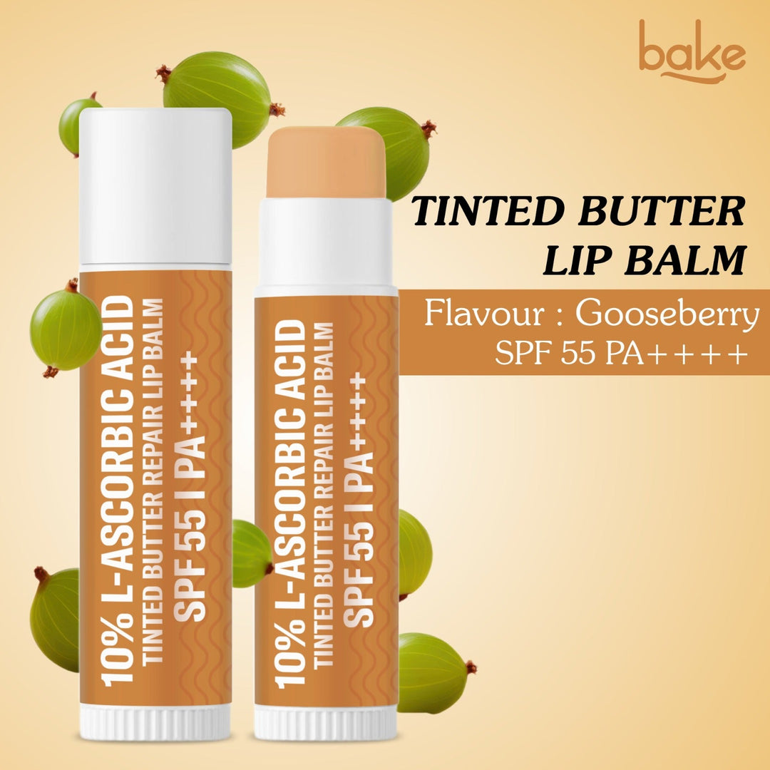 10% L-Ascorbic Acid Tinted Butter Brightening Lip Balm SPF 55 PA++++