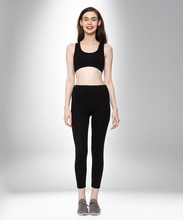 Naturefab Women's Bamboo Coórds Set Black