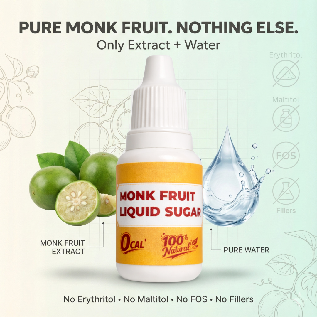 Good Sugar Co. Monk Fruit Liquid | Water + Monk Fruit | No Erythritol