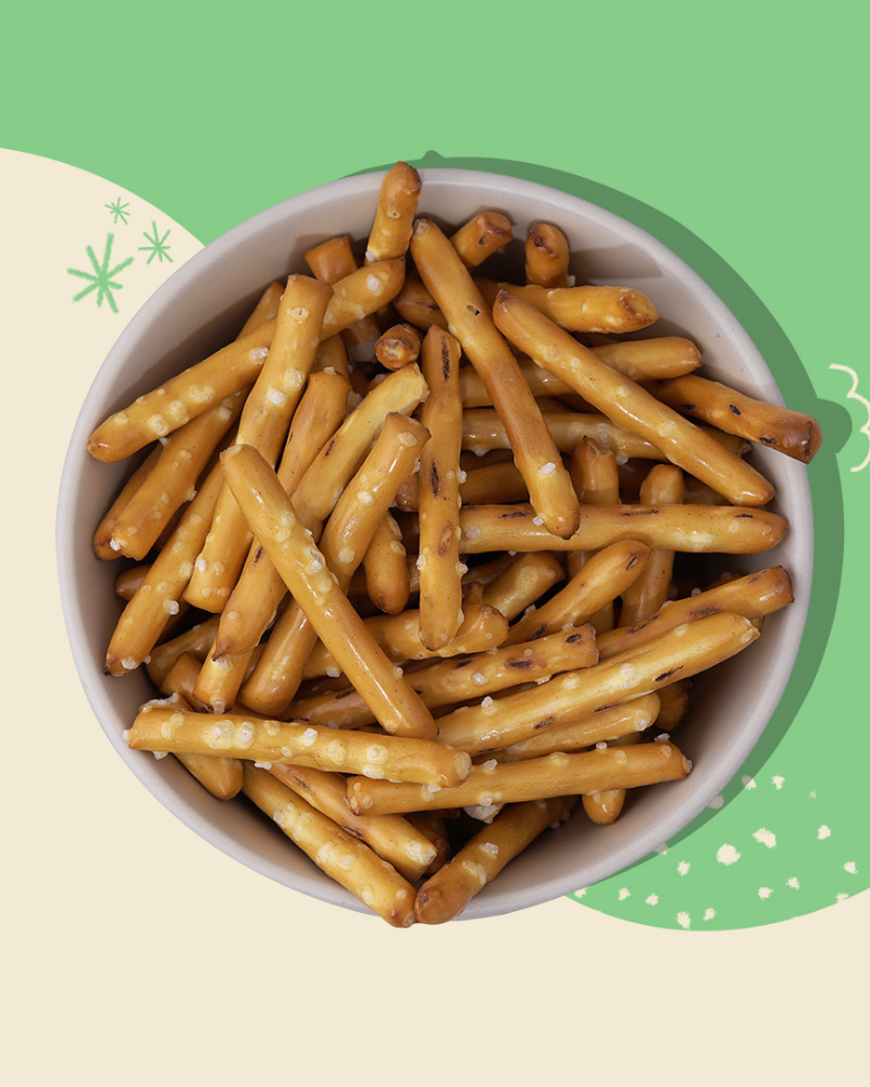 Atom Eats Salted Pretzel Mini Sticks | (30g X 2)  Pack by Atom Eats