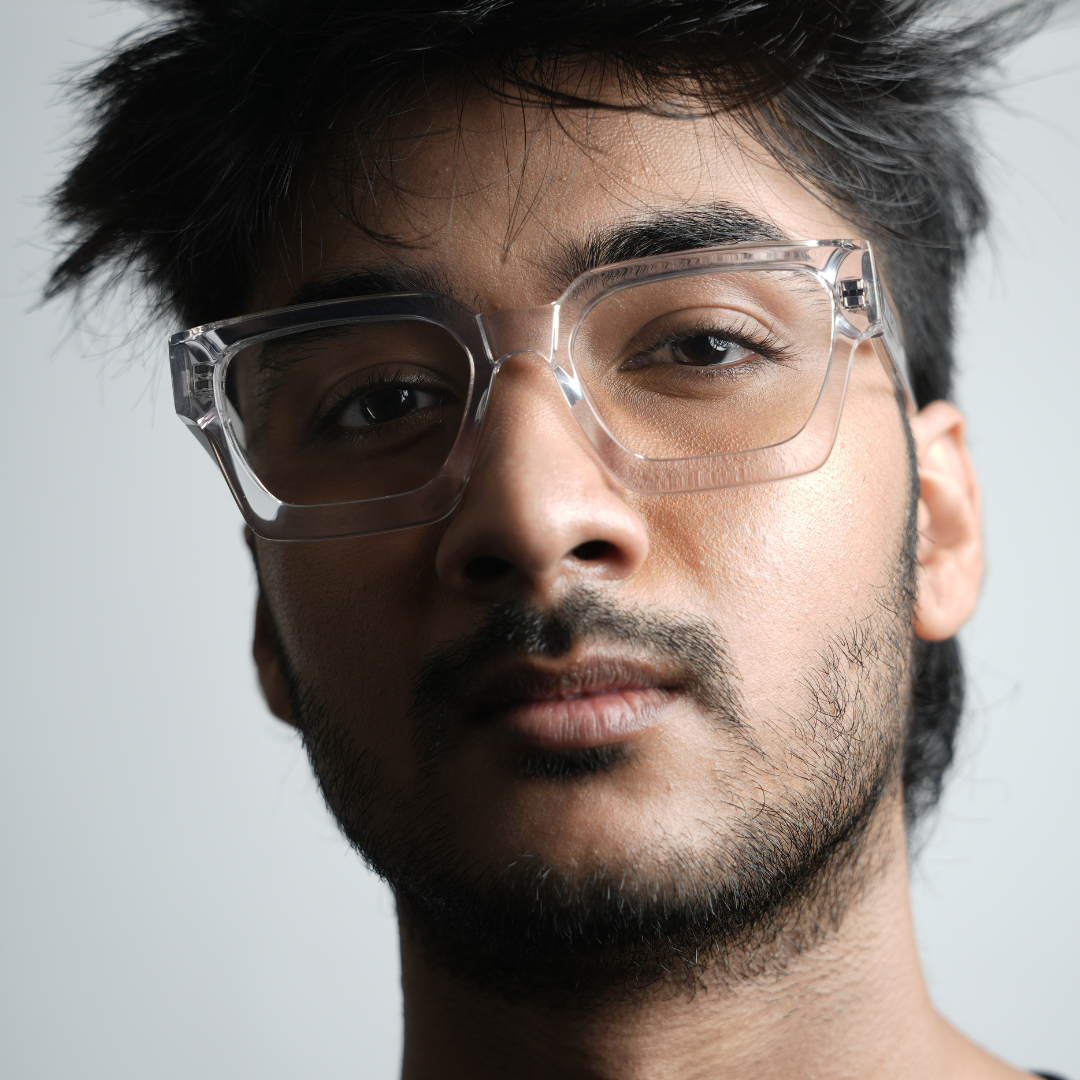 Monkstory MonkStory Runway Acetate Unisex Sunglasses - Nerdy Tranparent