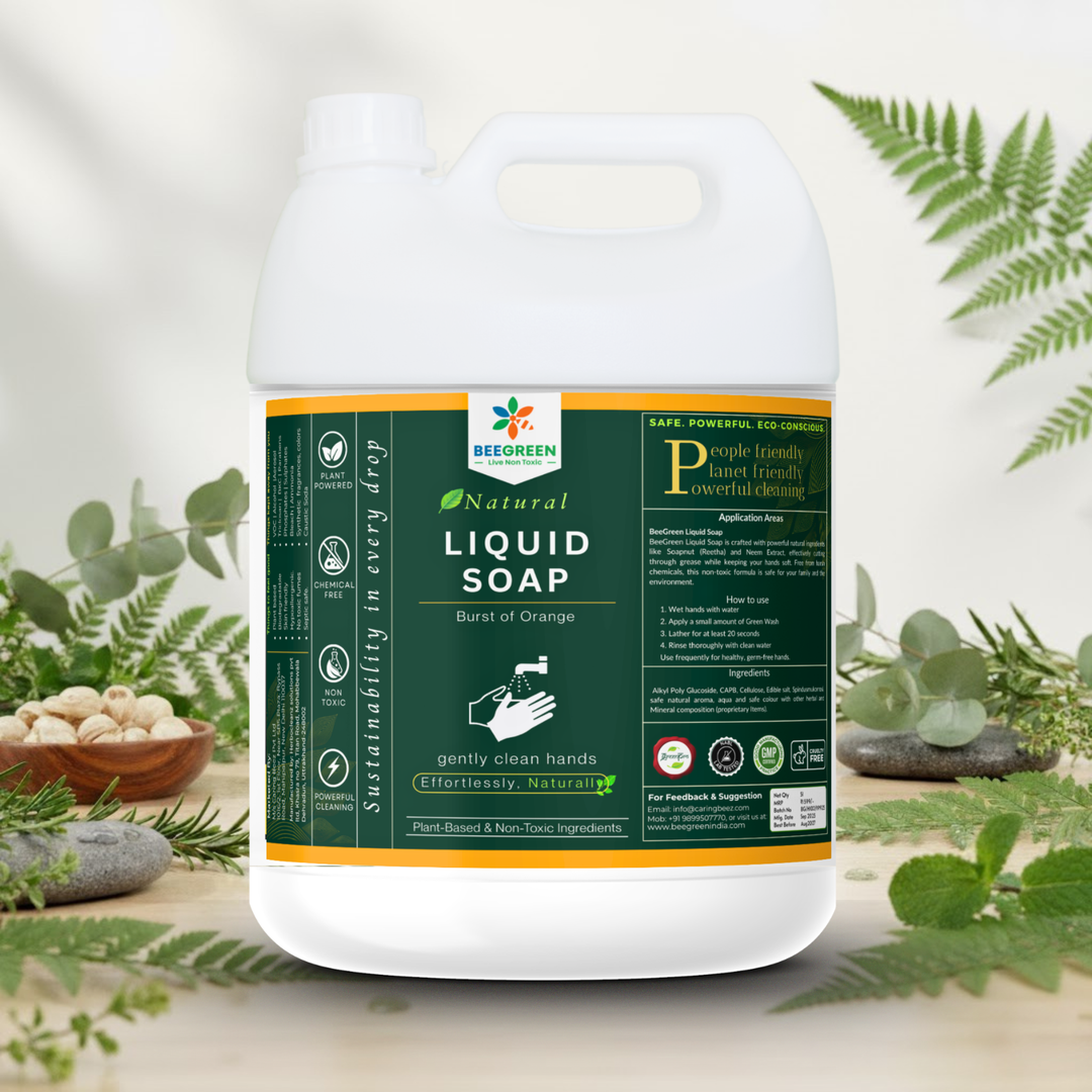 BeeGreen Liquid Hand Wash –  500 ml (Pack of 2) Orange & Green Apple