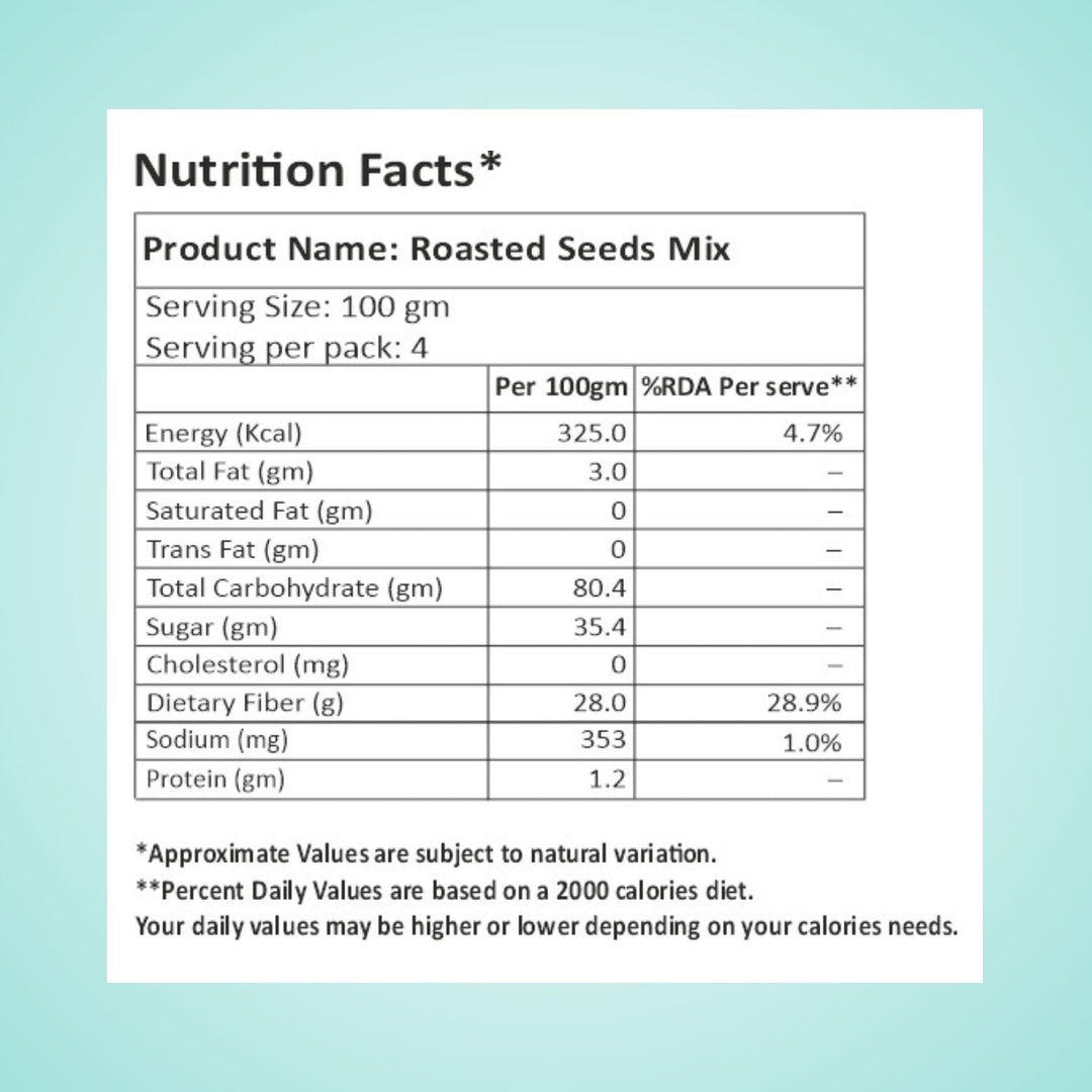 SnaxUp Roasted Seeds Mix 350 g