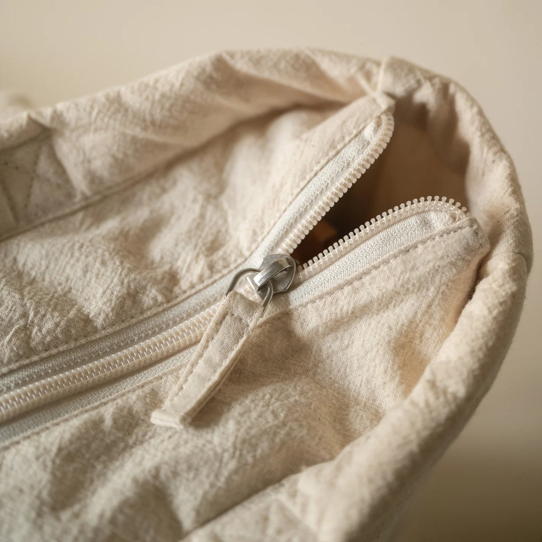 Akiiko Crinkle Stripe Tote Bag