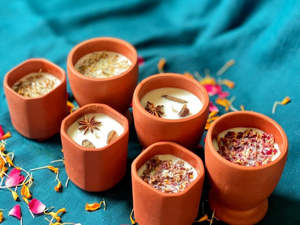 Pravaah Handmade Soy Wax Candles | Zero Waste | Sets | Giftng Box