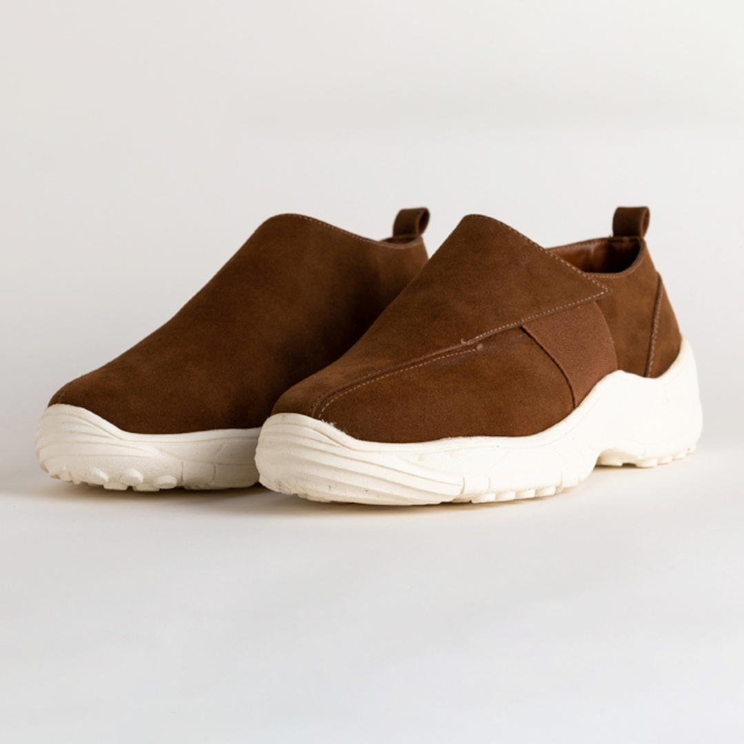 Monkstory Bold Smart Casual Comfy Sneakers - Brown