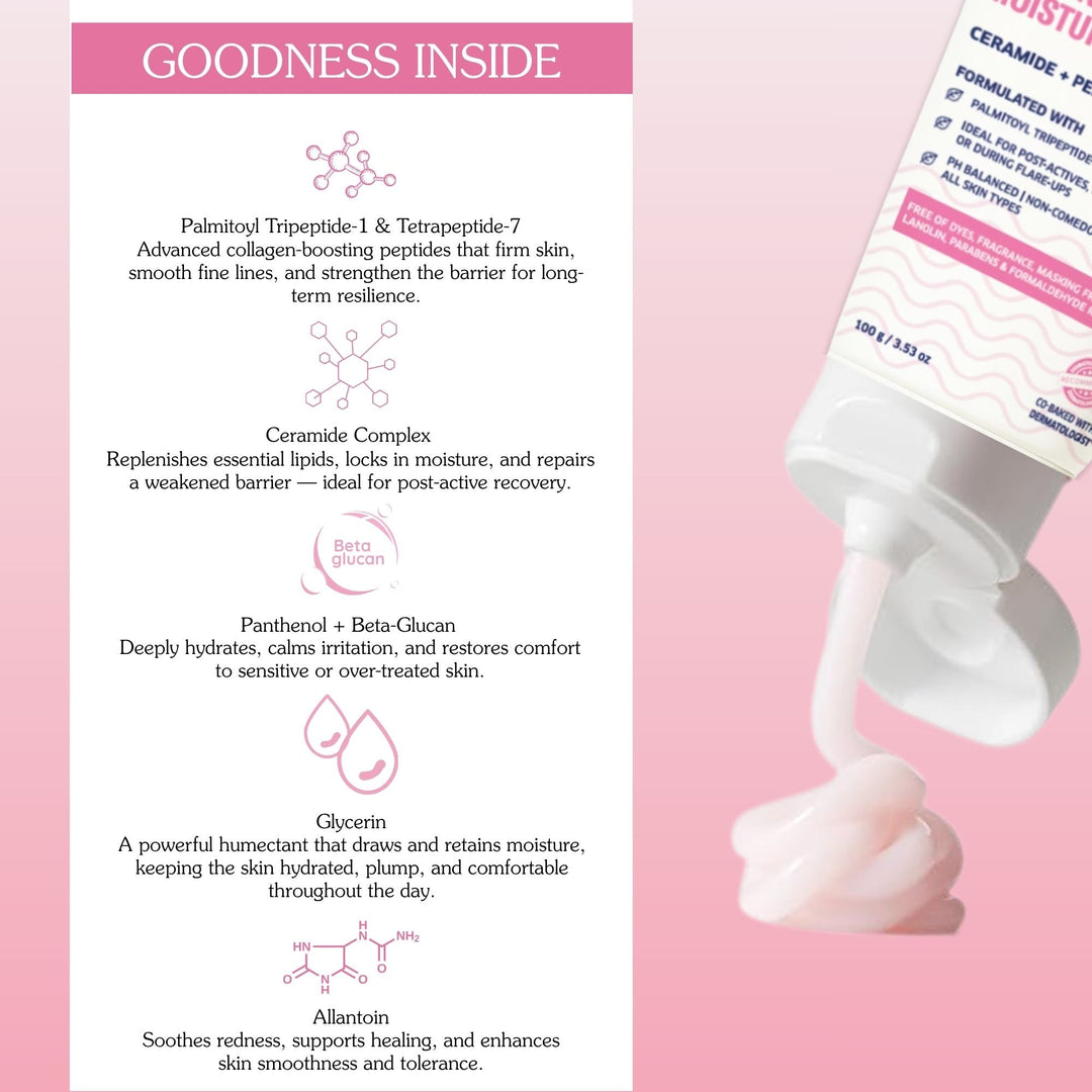 Glazed Peptide Barrier Repair Moisturizer