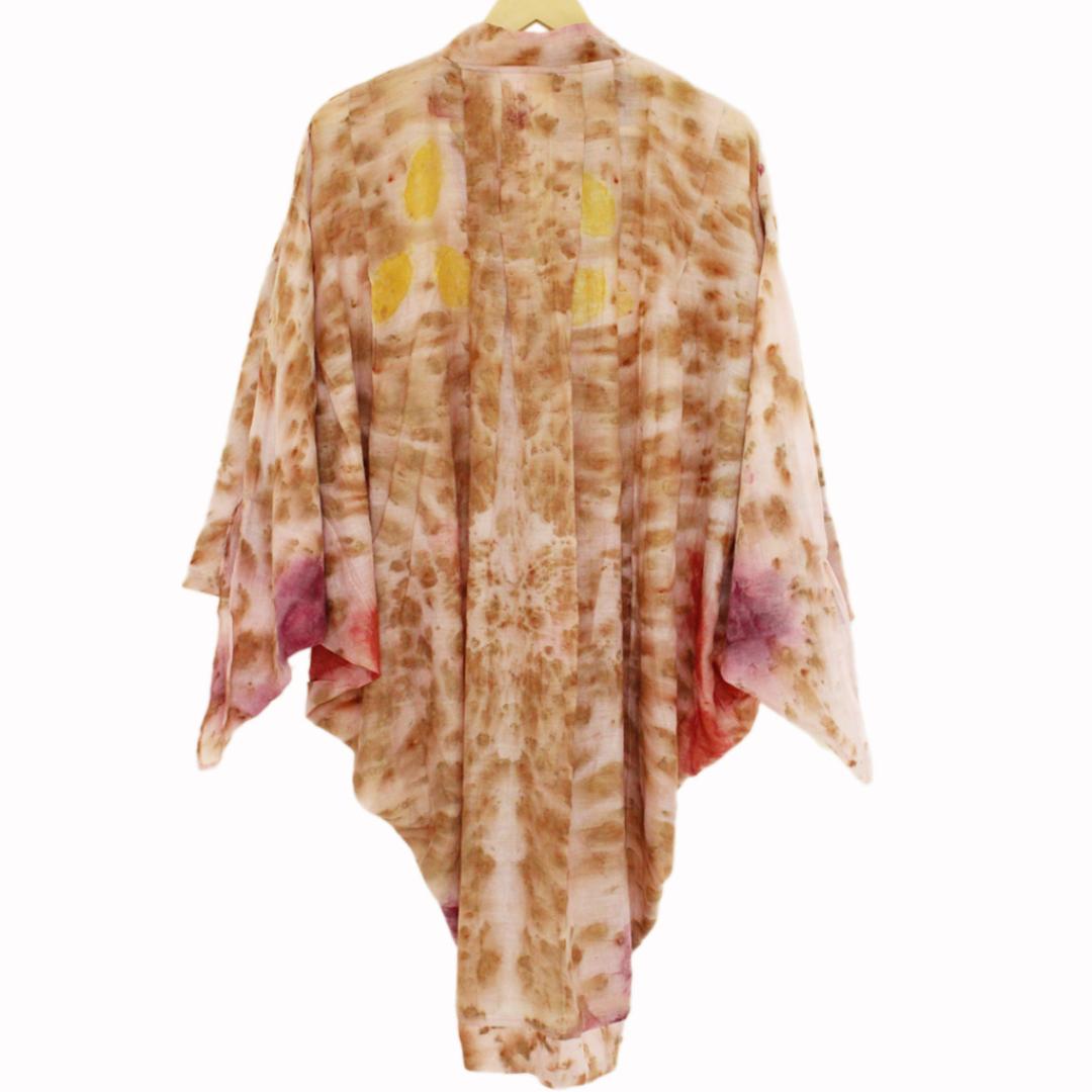 Bageeya "Gulabchand" Pure Mul Cape | Crafted with Dry Rose Dyed