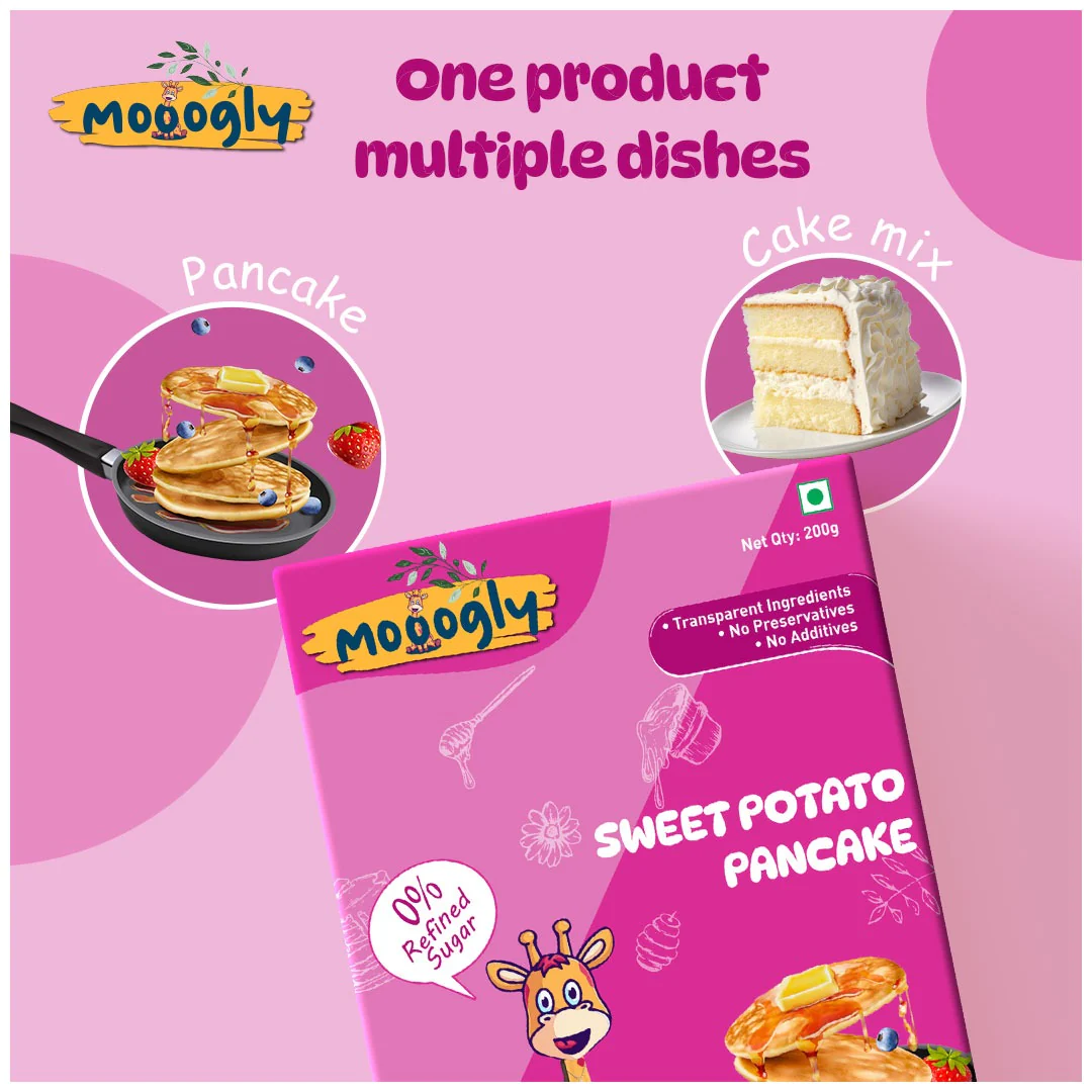 Mooogly Sweet Potato Pancake - 200 grams